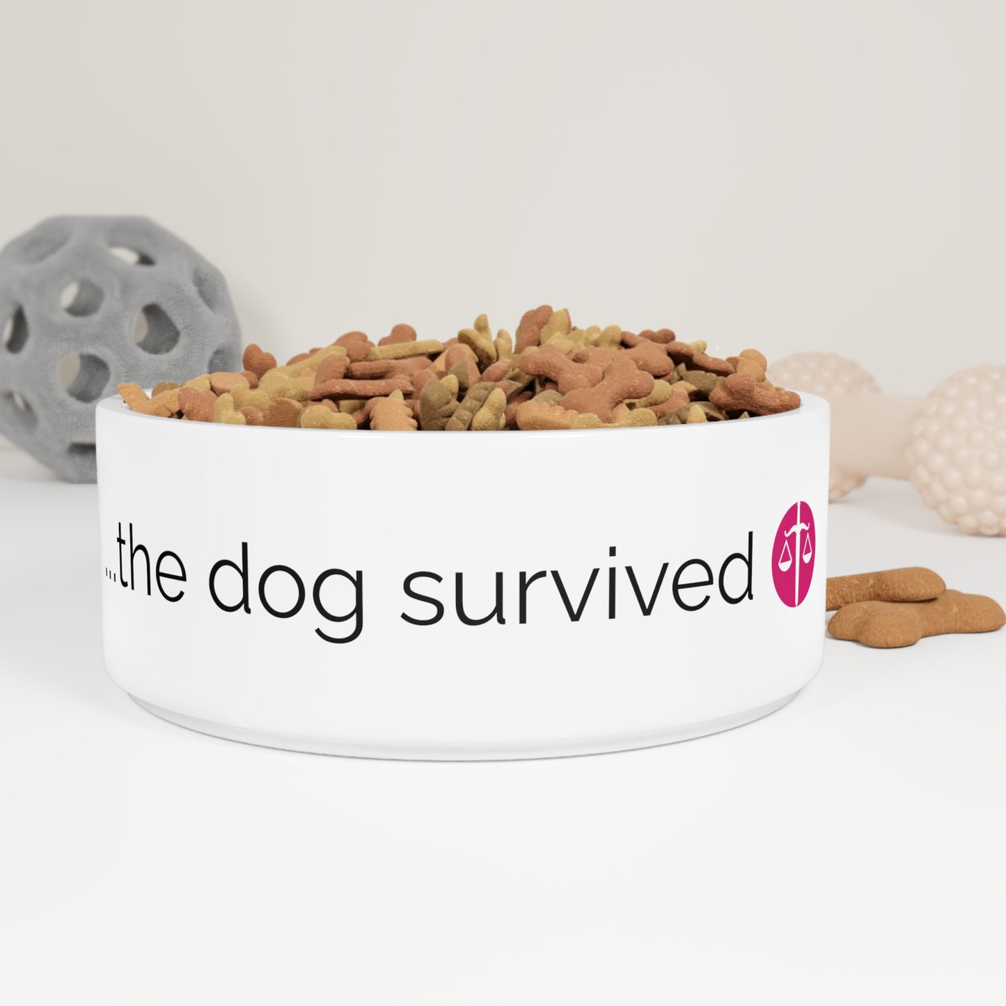 Sword and Scale "The Dog Survived" Pet Bowl