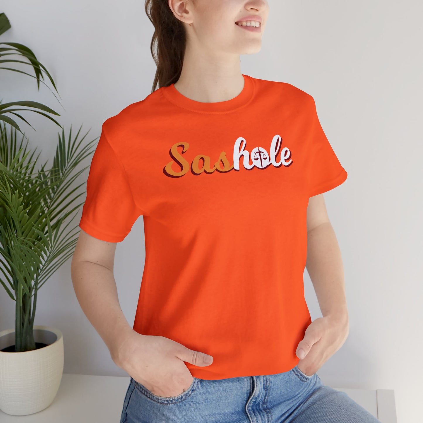 Sashole Unisex Jersey Short Sleeve Tee