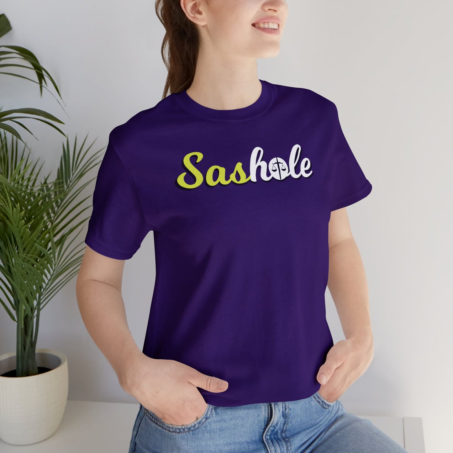 Sashole Unisex Jersey Short Sleeve Tee