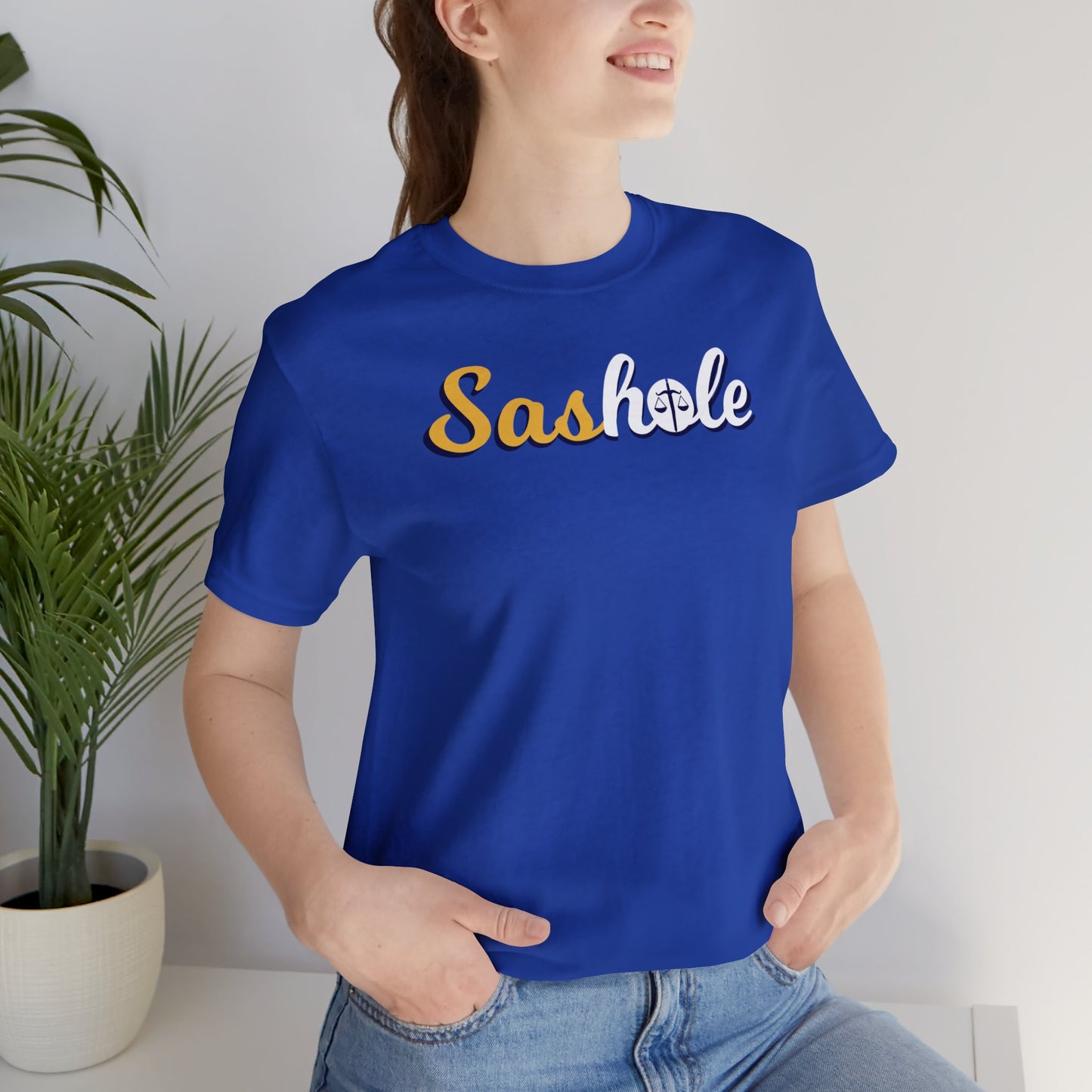 Sashole Unisex Jersey Short Sleeve Tee