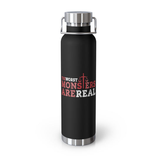 "The Worst Monsters" Copper Vacuum Insulated Bottle, 22oz