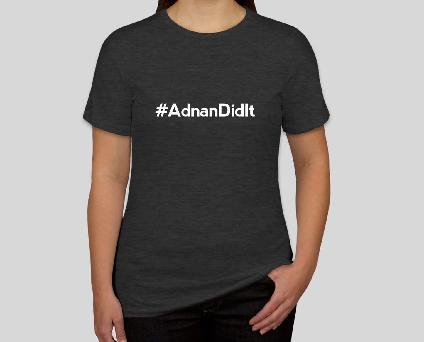 #AdnanDidIt Tri-Blend Ladies Crewneck