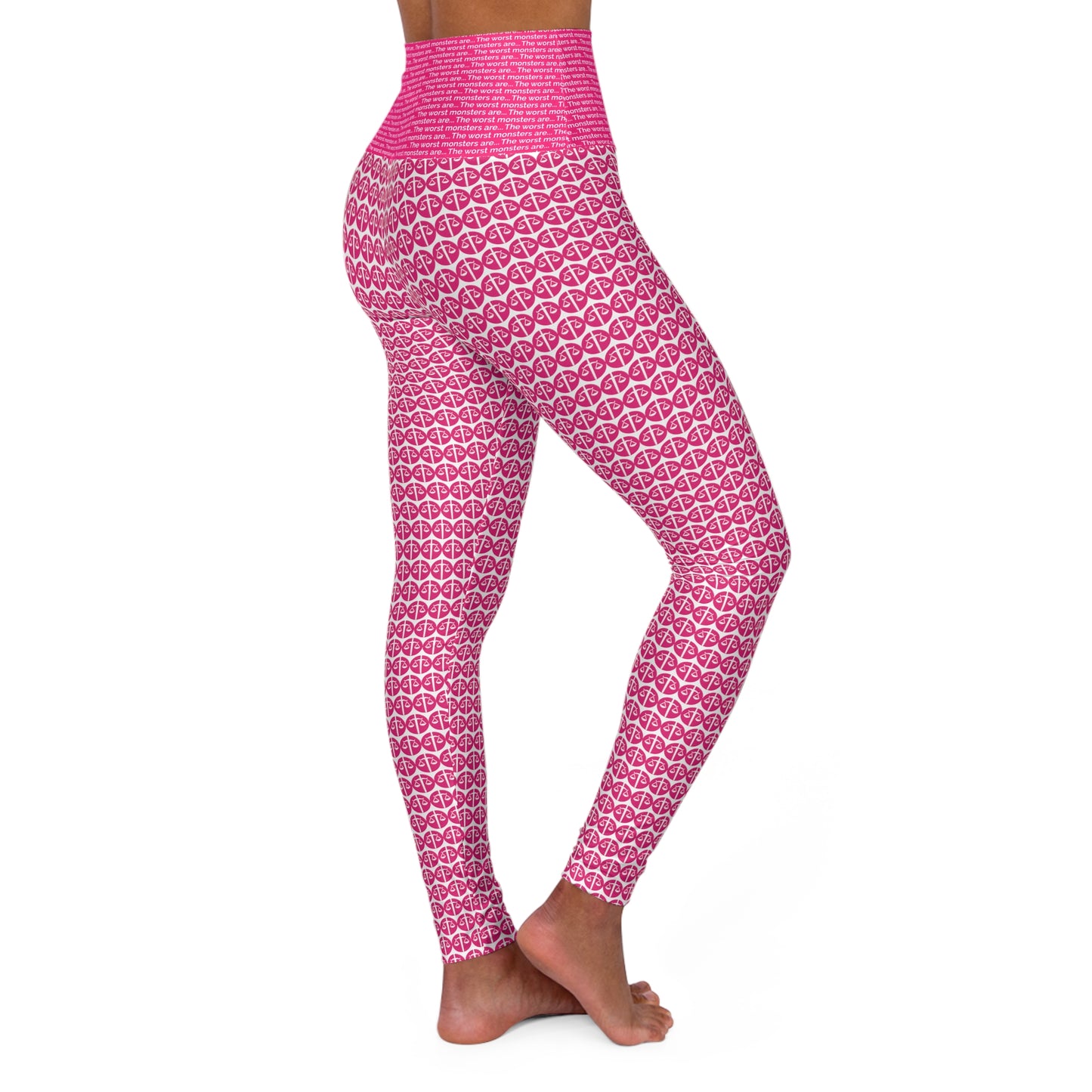 Sword and Scale High Waisted Yoga Leggings