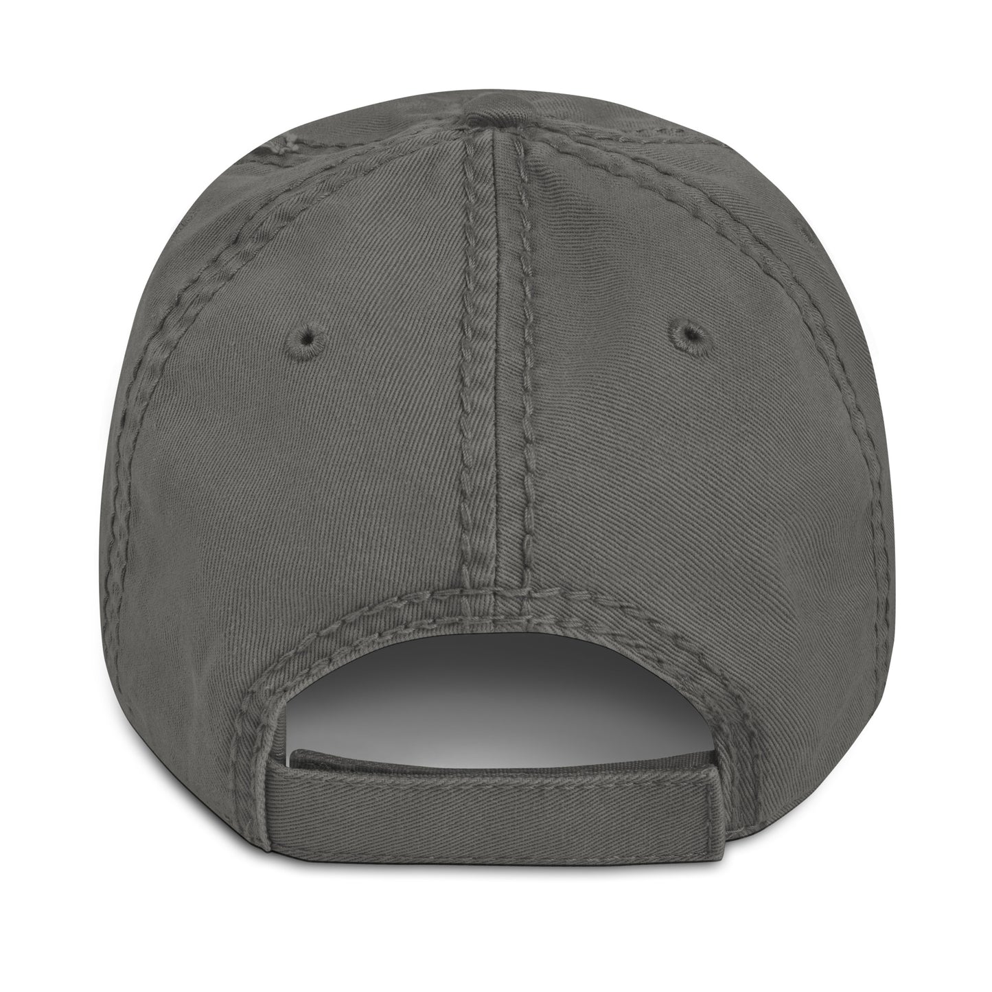 Sword and Scale Distressed Dad Hat - Charcoal