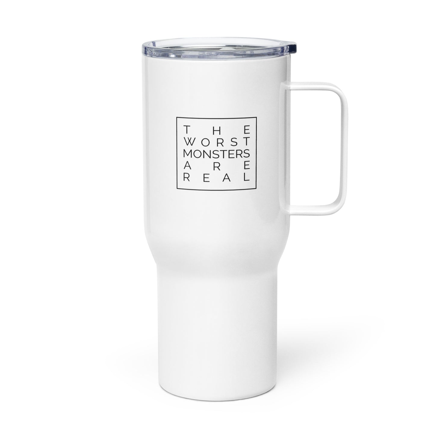 Sword and Scale Travel Mug